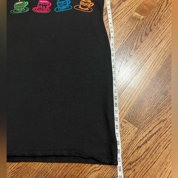 Michael Simon |‎ Teacup Multicolor Knit Dress Sz L - Picture 6 of 7